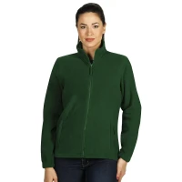 POLARIS LADY, women's polar fleece jacket/sweatshirt, 280 g/m2, green