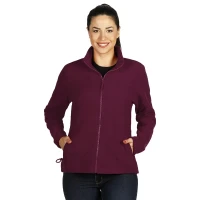 POLARIS LADY, women's polar fleece jacket/sweatshirt, 280 g/m2, burgundy