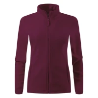 POLARIS LADY, women's polar fleece jacket/sweatshirt, 280 g/m2, burgundy