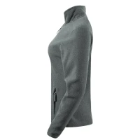 POLARIS LADY, women's polar fleece jacket/sweatshirt, 280 g/m2, ash