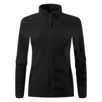POLARIS LADY, women's polar fleece jacket/sweatshirt, 280 g/m2, black