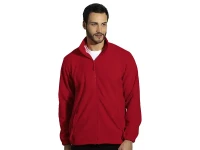 POLARIS, unisex polar fleece sweatshirt, 280 g/m2, red