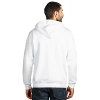 WINNER, unisex hooded sweatshirt with a zipper, 280 g/m2, white