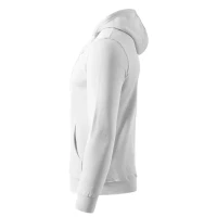 WINNER, unisex hooded sweatshirt with a zipper, 280 g/m2, white