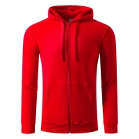 WINNER, Kapuzen-Sweatshirt mit Reissverschluss, 280 g/m2, Rot