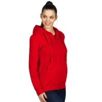 WINNER, Kapuzen-Sweatshirt mit Reissverschluss, 280 g/m2, Rot
