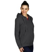 WINNER, Kapuzen-Sweatshirt mit Reissverschluss, 280 g/m2, Dunkelgrau