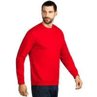 SPRING, unisex sweatshirt, round neck, 280 g/m2, red