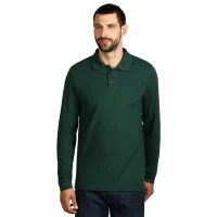 GATOR, long sleeved polo shirt, 200 g/m2, green