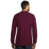 GATOR, long sleeved polo shirt, 200 g/m2, burgundy