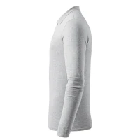 GATOR, long sleeved polo shirt, 200 g/m2, ash