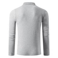 GATOR, long sleeved polo shirt, 200 g/m2, ash