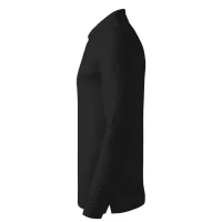 GATOR, long sleeved polo shirt, 200 g/m2, black