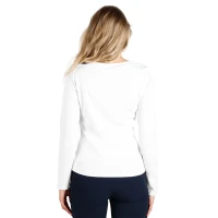TARGET LSL LADY, ladies’ long-sleeve cotton t-shirt, 160 g/m2, white