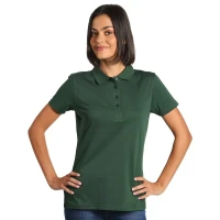 PREMIUM POLO LADY, Damen-Poloshirt, 180 g/m2, Waldgrün