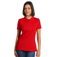 PREMIUM POLO LADY, Damen-Poloshirt, 180 g/m2, Rot