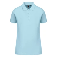 PREMIUM POLO LADY, Damen-Poloshirt, 180 g/m2, Hellblau