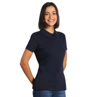 PREMIUM POLO LADY, Damen-Poloshirt, 180 g/m2, Blau