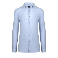 COLLINS LSL MEN, Langarm-Hemd für Herren, Hellblau