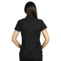 CLUB SSL WOMEN, Kurzarm-Bluse für Damen, Schwarz