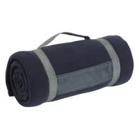 BLANKET, Polar-Fleece-Decke, 220 g/m2, Blau