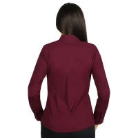 CLUB LSL WOMEN, Langarm-Bluse für Damen, Bordeaux