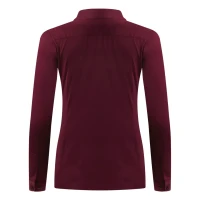 CLUB LSL WOMEN, Langarm-Bluse für Damen, Bordeaux