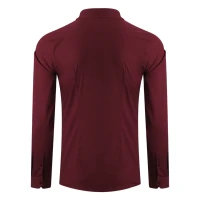 CLUB LSL MEN, men's long sleeve shirt, burgundy