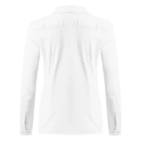OXFORD LSL WOMEN, Langarm-Bluse für Damen, Weiss