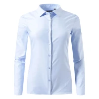 OXFORD LSL WOMEN, Langarm-Bluse für Damen, Hellblau
