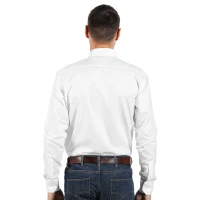 OXFORD LSL MEN, men's long sleeve shirt, white