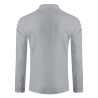 OXFORD LSL MEN, Langarm-Hemd für Herren, Grau