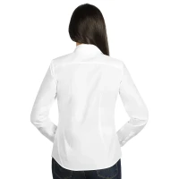 BUSINESS LSL WOMEN, Langarm-Bluse für Damen, Weiss
