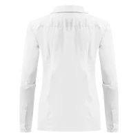 BUSINESS LSL WOMEN, Langarm-Bluse für Damen, Weiss