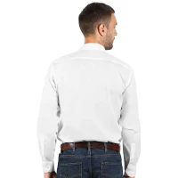 BUSINESS LSL MEN, men's long sleeves shirt, regular fit, white