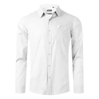 BUSINESS LSL MEN, men's long sleeves shirt, regular fit, white