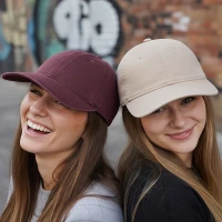 FAZE, cap, 6 panels, metal buckle closure, light brown