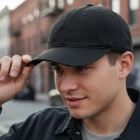 FAZE, 6-Panel-Cap, Metallschnalle, Schwarz