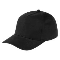 DANTE, Cap mit 5 Panels, Klettverschluss, Schwarz