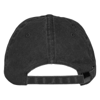 ARLO, Cap mit 6 Panels, metallische Schnalle, Schwarz