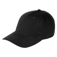 FORZA, cap, 5 panels, metal buckle closure, black