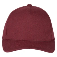 VOLLEY, Cap mit fünf Panels, Metallschnalle, Bordeaux