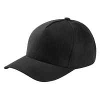 VOLLEY, Cap mit fünf Panels, Metallschnalle, Schwarz