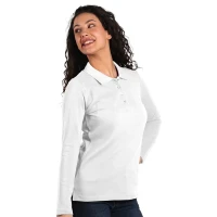SUNNY LSL, women's long sleeve polo shirt, 180 g/m2, white