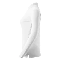 SUNNY LSL, women's long sleeve polo shirt, 180 g/m2, white