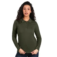 SUNNY LSL, Damen-Langarm-Poloshirt, 180 g/m2, Olive