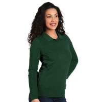 SUNNY LSL, Damen-Langarm-Poloshirt, 180 g/m2, Waldgrün