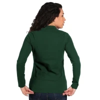 SUNNY LSL, Damen-Langarm-Poloshirt, 180 g/m2, Waldgrün