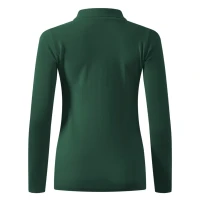 SUNNY LSL, Damen-Langarm-Poloshirt, 180 g/m2, Waldgrün