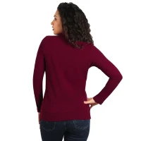 SUNNY LSL, Damen-Langarm-Poloshirt, 180 g/m2, Bordeaux